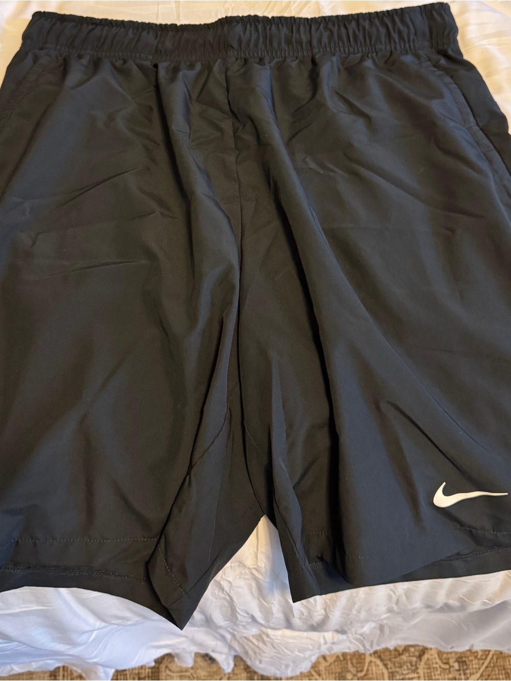 Nike Men’s Athletic Shorts with White Swoosh